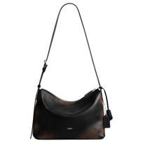 COACH Mott Messenger Bag 33 reguliuojamas peties dirželis karvės oda per petį nešiojama rankinė didelio dydžio unisex porų modelis rudas ruda