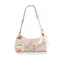 COACH shoulder bag [Customized bag] Teri 24 classic presbyopic Logo zipper closure, pendant, scarf, bow, printing, extension Wangnanshan basic model balta