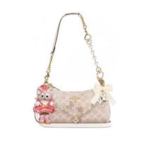COACH shoulder bag [Customized bag] Teri 24 classic presbyopic Logo zipper closure, pendant, scarf, bow, printing, extension Buqingguang basic model balta