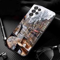 Phone Case For Samsung Galaxy S26 Plus Edge S25 S24 S23 S22 Ultra S23 S22 S25 Plus S24 FE Coffee Cafe night Aesthetic S26