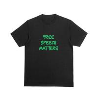 FREE SPEECH MATTERS 235 Political Censorship Top Human Rights Tee 235 S įvairiaspalvis