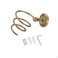 Hair Dryer Holder for Hotel/Motel/Home Solid Brass