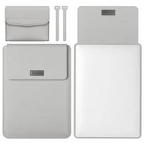 New 11 13 15.6 16 inch Laptop Sleeve Bag Sofe Fashion Notebook Cover Computer Waterproof Laptop Case for Huawei/HP/Dell 15.4 15.6 16inch pilka