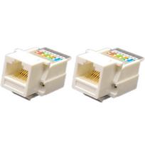 AMP Ethernet Lan Cable Tool-free Network Plug Network Adapter Ethernet Adapter RJ45 Connector Network Jack Network Module CAT6