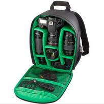 Multi-functional Camera Bag Waterproof Wear Resistant Digital DSLR Camera Durable Protective Box Camera Storage Bag Travel žalia