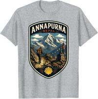 Annapurna Nepal Family Trip Trekking Himalaya Vacation T-Shirt S įvairiaspalvis