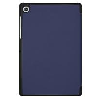 Tablet Case For Galaxy Tab S5E T720 10.5inch T725 Tri-Fold Leather Case For Tab S5E tamsiai mėlyna spalva