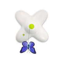 Electric Cat Toy 2 in 1 Interactive Rotating Disk with Butterfly Teaser for Cats Automatic Self-Play Entertainment Pet Supplies S balta