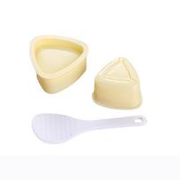 3Pcs/Set Triangular Sushi Maker Plastic Rice Ball Mold Practical Onigiri Rice Ball Set  DIY 3Pcs/Set