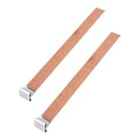 40 vnt./partija Medinės dagties vaško žvakių gamybos šerdys Rankų darbo DIY amatų gamyba 8×90mm