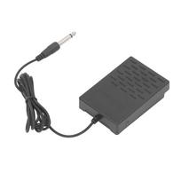 Universalus palaikymo pedalas elektrinei klaviatūrai, momentinis kojinis jungiklis, žingsninis sintezatorius, 6,35 mm, juodas juoda