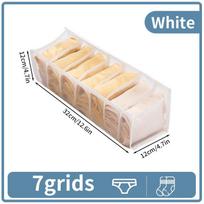 Foldable Underwear Organizers Mesh Pants Clothes Storage Box Translucent  Drawer Organizer Jeans Separator Breathable Divider as picture