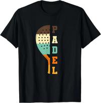 Padel Paddle Tennis Racquet Ball Vintage Colors TShirt Cotton Casual Sports Street Couple Clothes Streetwear Mens T Shirts S