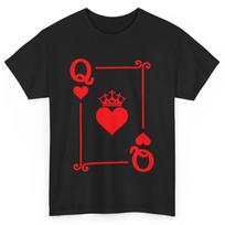Queen Hearts Card Costume Playing Cards of T Shirt S juoda
