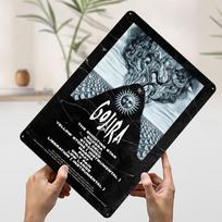 Gojira Magma albumo viršelio meno metalinis plakatas individualus sienų menas retro vintažiniai skardos ženklai žaidėjo dekoravimo kambariui sienos dekoras 7.9x11.8In(20x30cm)