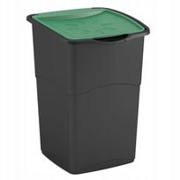 CURVER ŠIUKŠLIADĖŽĖ „KORAL BIN” 47L /JUODA/ ŽALIA