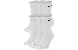 Nike Everyday Plus kojinės vyriškos 1 rinkinys 6 poros Baltos SX6897-100 S