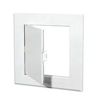 Detachable Utility Door Cover 115x115mm Interior Size Constructed Of Strong ABS For Home Improvement Projects