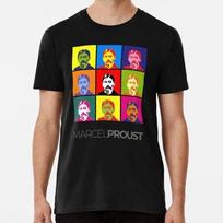 Marcel Proust Pop Art Poster Portrait Size S to 5XL Made in the USA T-Shirt 4XL