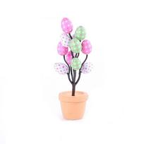 Simulated Easter Egg Bonsai Foam Easter Potted Plant Cute Eggs Tree Branch  Tabletop Ornament Style 1