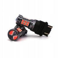 P27/7W Led 3157 12V Canbus 1400Lm Czerwona