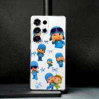 P-Pocoyo C-Cute C-Cartoon Phone Case For Samsung S25,S24,S21,S22,S23,S30,Ultra,S20,Plus,Fe,Note,10,9,5G Transparent Cover Samsung S20ULTRA5G