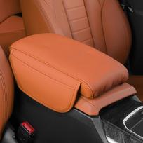 Luxury Style Center Console Storage Thicken Design Armrest Pad Car Arm Rest Box  Driving Comfort 18cm/7.09in oranžinė