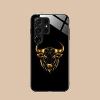 Bull Head Phone Case for Samsung Galaxy A56 55 54 53 52 51 36 35 34 23 16 15 5G Glass Protective Cover Galaxy A52 5G