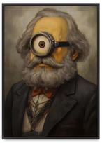 Minion portrait poster in a frame 21x30 cm