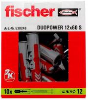 Fischer Kołki Kołek Duopower 12X60 S 10 Sztuk