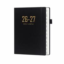 Daily Planning 2027 A5 Planner Notebook with Strap Daily Planner Fabric Notebook  Office Stationery juoda