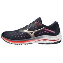 Mizuno Wave Rider 24 Unisex Low Top Running Shoes Black Red J1GD200343 36.5