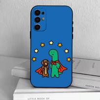 Cute J-Jog-uman-s Dinosaurs  Phone Case Black Silicone Soft For Samsung S25,S24,S21,S22,S23,S30,Ultra,S20,Plus,Fe,Lite Samsung S21 S305G