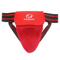Jockstrap Groin Protector Cup Adjustable Boxing Protection Jockstrap Crotch Protector  Kickboxing raudona