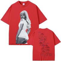 Short n Sweet Adore Me Residency TShirt Sabrina Carpenters Same Style Teeshirt Round Neck High Quality 100Cotton Tops S