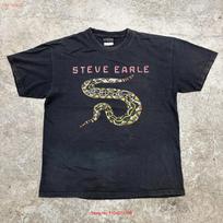 Vintage Steve Earle T Shirt Mens Large Black Jerusalem Snake Band Tour 00s 90s vintage Washed Unisex designer clothes Stylish S įvairiaspalvis