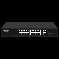 KINGNET 20-Port Gigabit Unmanaged PoE Switch
