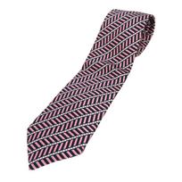 Used Dunhill tie silk pink Navy business
