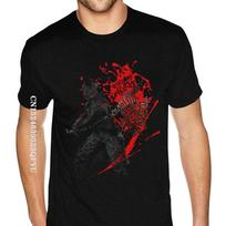 BloodBorne Typography Welcome To The Hunt Mens Tshirt Mens Graphic Gothic Anime Tshirt Cotton Gothic Style Tee Shirts S įvairiaspalvis