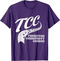 Thornton Community Chorus Spirit Soprano T-Shirt S įvairiaspalvis