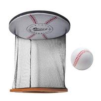 Hanging Indoor Baseball Hoop on Kids Adults Mini Baseball Game Ceiling Educational Stress Relief Baseball