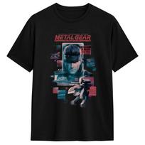 Japanese Metal Gear Solid Men's T Shirts  Novelty Tee Shirt Short Sleeve Crew Neck T-Shirts 100% Cotton 4XL 5XL 6XL Clothing S įvairiaspalvis