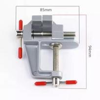 Heavy Duty Mini Table Vise Clamp - Adjustable Bench Vise for Jewelry Making, DIY Craft & Woodworking