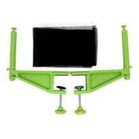 Mobile Table Tennis Net Set Ping Pong Practice Portable Foldable Professional Training Net with Clamps šviesiai žalios spalvos