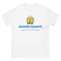 New Auntie Anne#039;S Pretzel Store Unisex Tshirt S5XLwhite Color Unisex T-Shirt S įvairiaspalvis