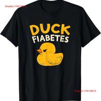 Funny Diabetes Awareness I Duck Fiabetes Cool Rubber T Shirt  vintage Washed Comfortable Casual designer clothes homme Unisex S įvairiaspalvis