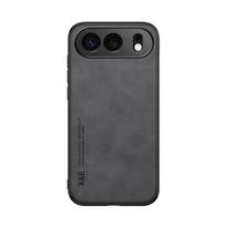 skin Feel Leather Phone Case for Honor Magic 7 8 GT X5C X6C X7C X7D X60 X70 X70i X8C X9D 300 400 500 Pro lite Plus PowerCover HONOR 400 tamsiai pilka spalva