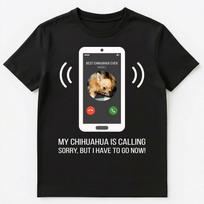 Funny Chihuahua Dog Unisex T-Shirt S įvairiaspalvis