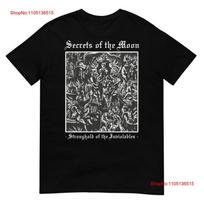 SECRETS OF THE MOON Stronghold Inviolables One Sided T SHIRT vintage Washed homme Versatile Slightly Soft designer clothes S įvairiaspalvis