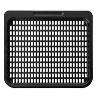 Cooking Tray Non-stick Easy to Clean Grid Design Dishwasher Safe Convenient Multipurpose Carbon Steel Removable Mesh Air Fryers Rack for Kitchen juoda